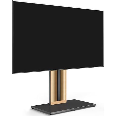 Design Support TV Pied pour Ecran de 55 à 88 Pouces Hauteur Réglable Charge Max 60kg Angle Adjustable ±30° Série Zen (1/4)