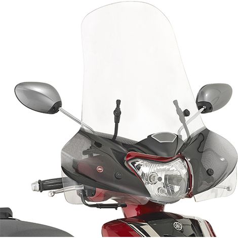 Parabrisas Kappa para Honda SH 300I (07-14), Vision 50-110 (11-18) y Yamaha D'elight 125 (17-18): se requiere soporte para POD para este modelo.