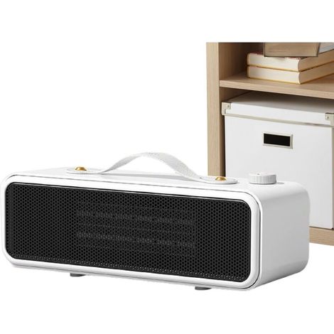 Mini calefactor: calefactor eléctrico portátil para interiores con protección antivuelco, calentamiento rápido para el invierno, ideal para viajes, residencias de estudiantes, camping. (1/4)