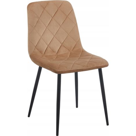 Fauteuil cappuccino en velours K6-FX (1/5)