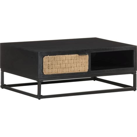 Table basse 90x60x35 cm en bois de manguier massif