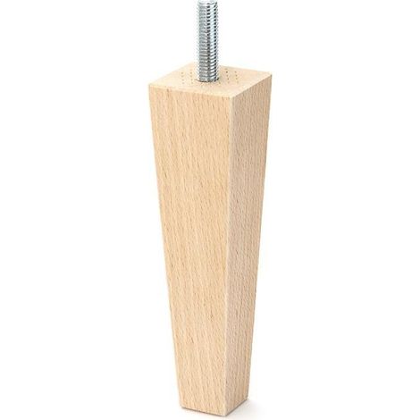 Q&ampQ pata madera cuadradas h150 m8 natural - , La pata de madera cuadrada para sofás de la marca Q&ampQ representa la perfecta fusión entre diseño y funcionalidad. Fabricada en Espa (1/3)