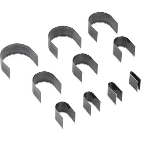 Ensemble de 10 matrices de découpe pour cuir, outils de coupe et de finition pour les coins et les bords, pour la fabrication artisanale de produits DIY