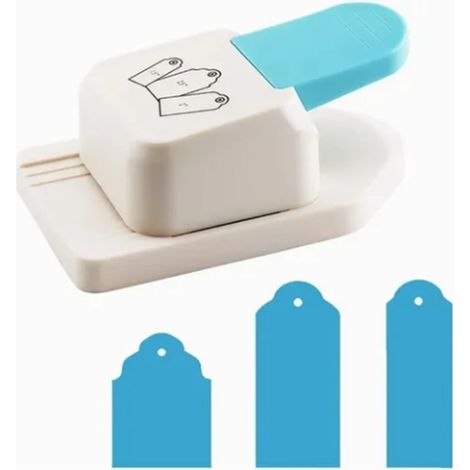 Perforatrice d'étiquettes rondes, solide en plastique et alliage, 3 tailles différentes, poinçon de papier d'angle pour scrapbooking et DIY, utilisation facile. (1/5)