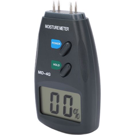 MD-4G LCD-Holzfeuchtemessgerät, digitales ABS-Feuchtemessgerät mit hoher Genauigkeit und Messwertspeicherfunktion für die Industrie (1/5)