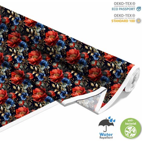 TESSUTI DECORATIVI PER ESTERNI OXFORD - Motivo Fiori I DX5219 (1/5)