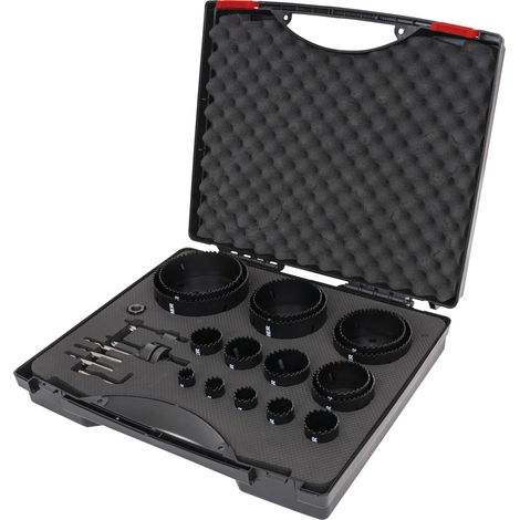 Lochsägen-Set HSS-Co8 Bimetall, 21-teilig, 19 - 121 x 44 mm, aggressiver Schnitt, Schnitttiefe bis 44mm (1/5)