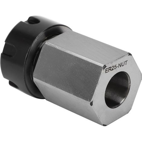 Mandrin Porte-Pince Hexagonal Argent Acier Carbone Haute Résistance Support d'Outil Tour CNC ER32UM (1/5)
