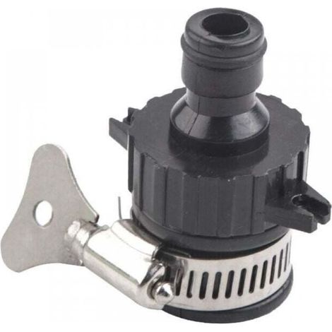 Universal Faucet Connector Quick Connect Water Tap Adapter Multi-Function Durable Water Hose Tap Connector (1/4)