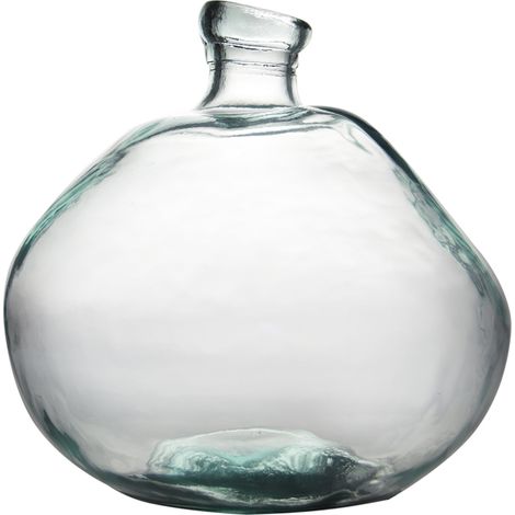 Table Passion - Vase bouteille Simplicity 33 cm en verre recyclé