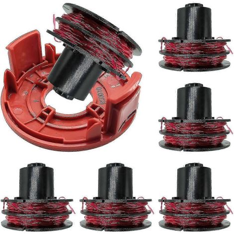 Für AL-KO GTE 350 / GTE 450 / GTE 550 Rasentrimmer: 6-Zoll-Spule mit Faden + 1 Spulenkappe, Teilenummer 1129666