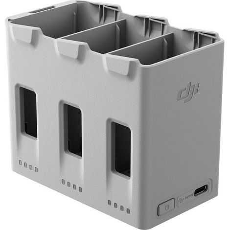 Station de charge bidirectionnelle DJI Lito X1 pour jusqu’à 3 batteries grise (1/4)