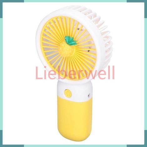 KEENSO Mini ventilateur portatif Mini Handheld Fan Cartoon Design Strong Wind USB Rechargeable Mini Fan For deco fleur (1/5)