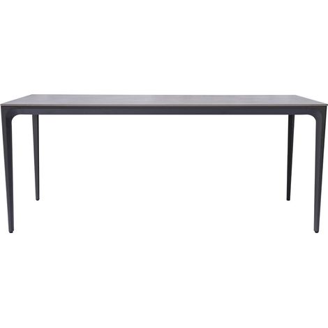 Moia Greenwood Alghero Tavolo Outdoor Antracite Gres Grigio 180×90 cm
