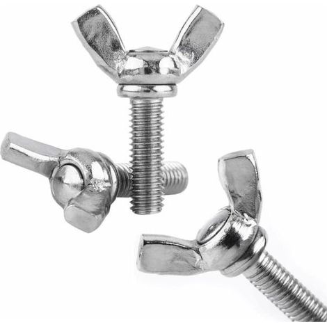 25 vis à oreilles M6 x 25 mm avec boulon métrique en acier inoxydable 304 (1/5)