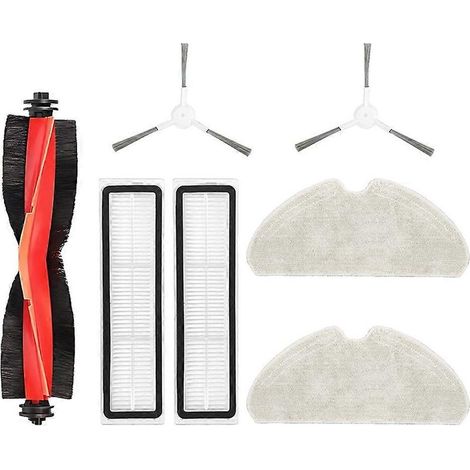 Accessoires de rechange pour aspirateur Dreame F9 Pro / D10S Pro / D9 Max Gen 2 : brosse principale, chiffon de nettoyage et filtre HEPA (1/5)
