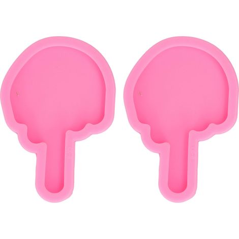 Fondantformen, lebensmittelechte Silikon-Fondantformen, 2 Stück, leicht zu reinigen, DIY, flexible und elastische Schokoladenformen für (1/5)