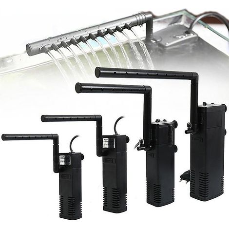 Filtre submersible pour aquarium avec filtre et pompe intégrés. - AquaForge (1/2)
