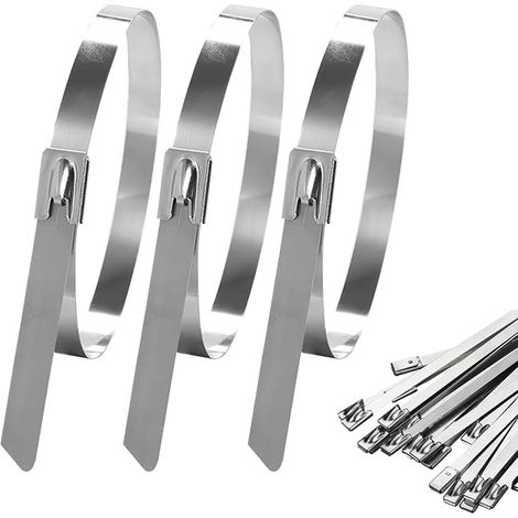 Stainless Steel Cable Ties 500 x 10 mm Silver (1/5)