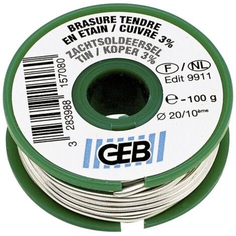 Étain de soudure 0,8 mm, étain sans plomb avec noyau de colophane, étain à souder avec flux 20 g, fil de soudure pour la réparation et le bricolage des composants de soudure électriques électroniques (1/5)