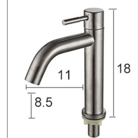 Robinet Lavabo - Mitigeur Haut De Gamme En Laiton Massif - Pour Vasque Salle De Bain - Chromé - 1 Pièce (1/2)