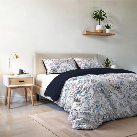 Housse de Couette Fashion, Microfibre, Travel Life, 2 Places (1/5)