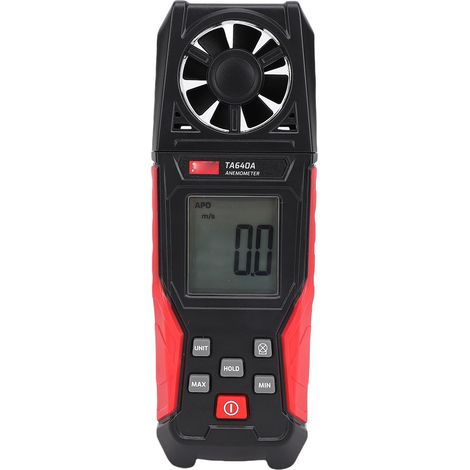 Digital Anemometer with 8 Vanes Handheld Wind Speed and Temperature Meter 0.1 to 30.0m/s 0 to 45.0℃ (1/5)