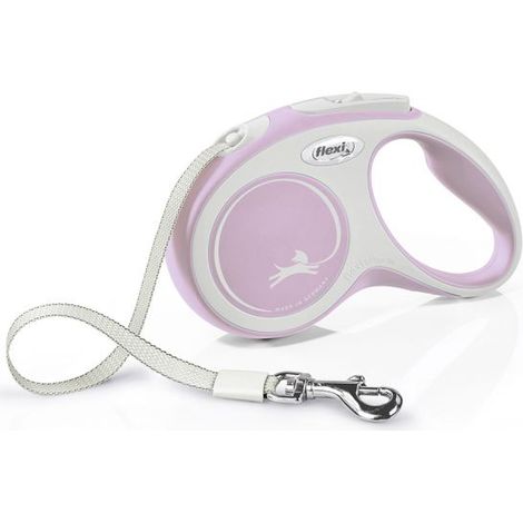 Laisse New Comfort S Tape 5 m rose Flexi CF10T5-251-RO-20