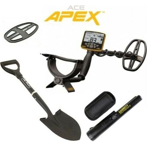 Garrett Metal Detector Apex Multifrequenza Simultanea + Pointer2 + Vanga fibra
