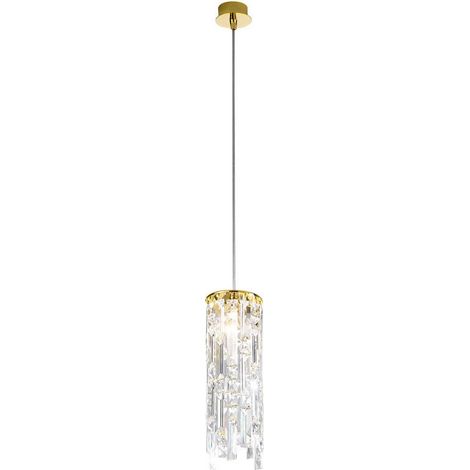 Kolarz PRISMA - Lampe à suspension en cristal de créateur, or poli, 1x G9 (1/3)