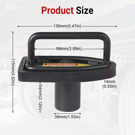 Black container locking devices trailer axle locking devices for refrigerated trucks and semi-trailers (1/4)