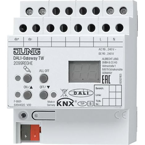 Jung DALI KNX TW Weiß Lichtsteuerungs-Gateway (1/2)