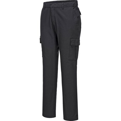 Pantalon Combat Slim Stretch Couleur : Noir Short Taille 36 - Portwest (1/2)