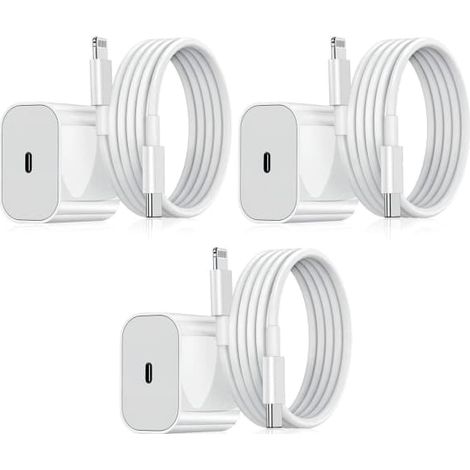 Lot de 4 chargeurs pour Samsung - Chargeur rapide - Adaptateur + câble 20 W Blanc Taille unique (NT) (1/5)
