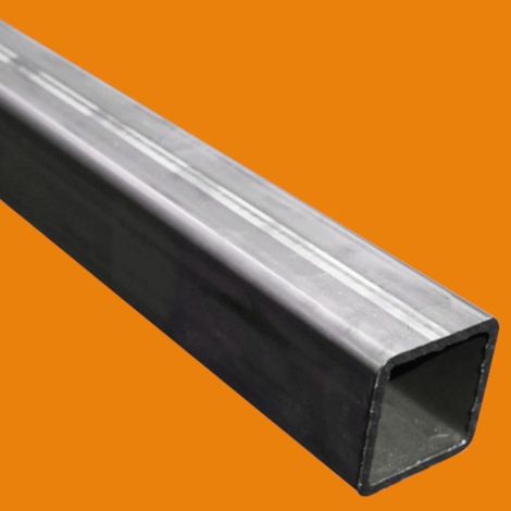 Tube acier carré S235 / E220 - 3 metres, Dimension - 45 x 45 mm, Epaisseur 2 mm