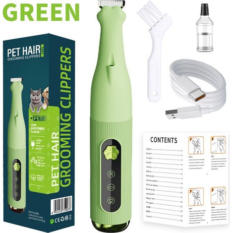 Tondeuse Électrique pour Animaux - Soin des Pattes et Toilettage Précis (1/5)