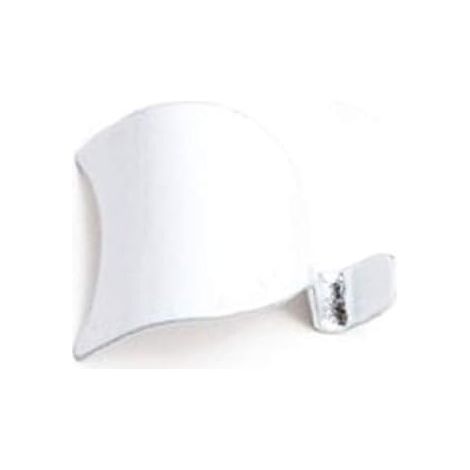 Lot de 24 crochets de moulure pour rail de tableau Blanc 38 x 34 mm