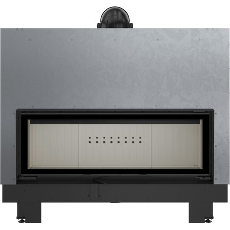 Inserto para chimenea de leña con puerta de guillotina 20 kW MB 145 cm