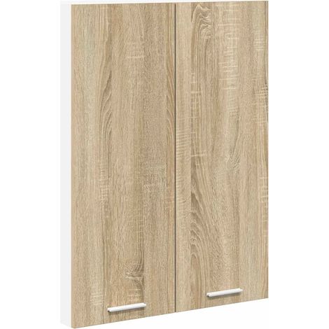 Armario moderno de pared con gran capacidad de almacenamiento 60 x 31 x 80 cm fabricado en madera de roble Sonoma 020053315 (1/5)