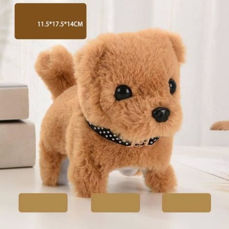 Peluche Chien - Marche Aboule Hoche Tete Remue Queue - Jouet Interactif Electronique pour Enfant - 1 Piece (1/2)