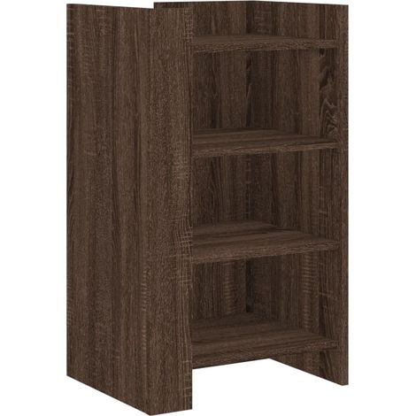 Credenza buffet cassettiera mobile contenitore organizer cucina soggiorno soggiorno 45 x 35 x 75 cm derivati del legno marrone 020031260