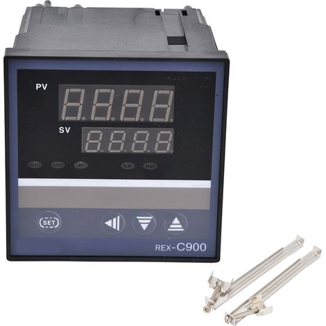 Régulateur de température numérique PID intelligent AC220V avec thermocouple type K pour contrôle précis (1/5)