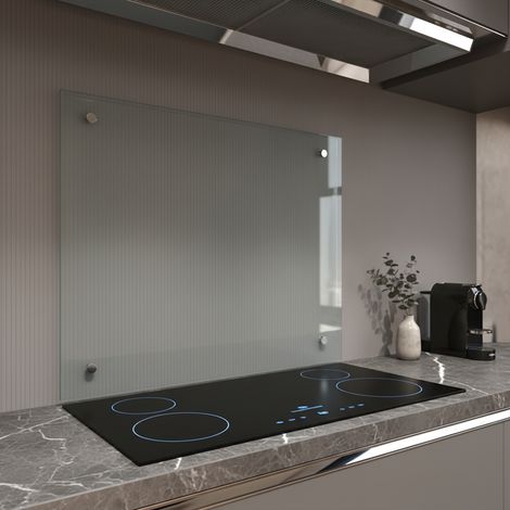Mucola – Crédence de cuisine en verre trempé 70x50CM – Pare-éclaboussures décoratif – Résistant aux chocs et à la chaleur – Kit de fixation inclus
