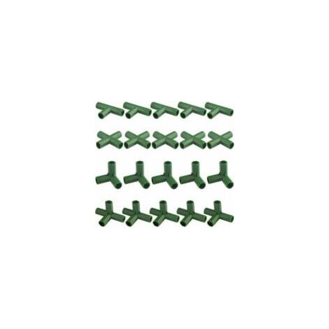 [MAI UTILIZZATO]20 connettori per telaio da giardinaggio per impieghi gravosi per serre e piante da 11 mm, INHHUB (1/4)