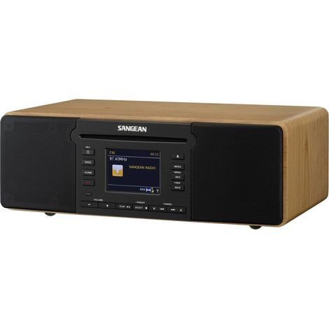 Sangean DDR-66 BT Radio-lecteur CD Internet Internet, DAB+, FM CD, USB, SD, AUX, Bluetooth, radio internet fonction enregistrement, fonction réveil n S410162 (1/5)