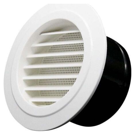 Grille aération VMC, XU, 75mm Bouche de Ventilation avec Grille de Protection - ABS (ø75mm), produit qualité supérieure, durable et fiable, matériaux sélectionnés , satisfaction garantie - K (1/4)