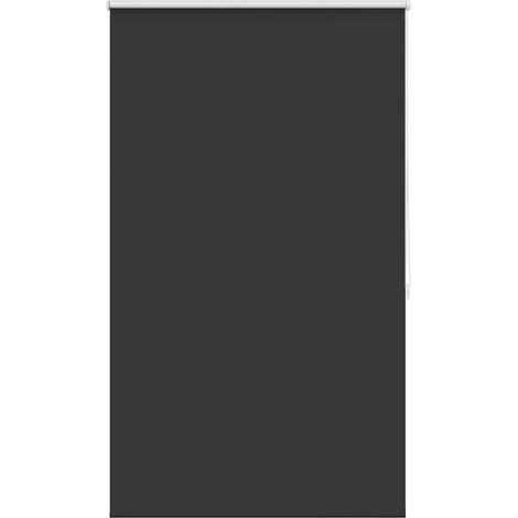 Estor enrollable opaco 124,4x175 cm, tela, ancho 120 cm, negro vidaXL