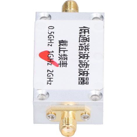 Harmonischer Filter ADF4351, SMA-Schnittstelle, 1 GHz Grenzfrequenz, CNC-gefrästes Gehäuse aus Aluminiumlegierung, Tiefpass-HF-Filter (1/5)