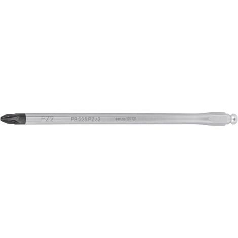PB SWISS TOOLS Lame 8 mm pour vis Pozidriv, Taille empreinte cruciforme : 2