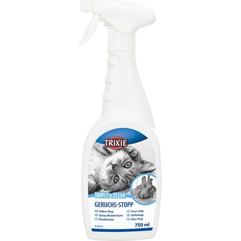 Trixie Spray Simple'n'Clean - Desodorante y Quitaolores para Arena de Gatos - 750 ml